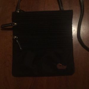 DB crossbody bag in black